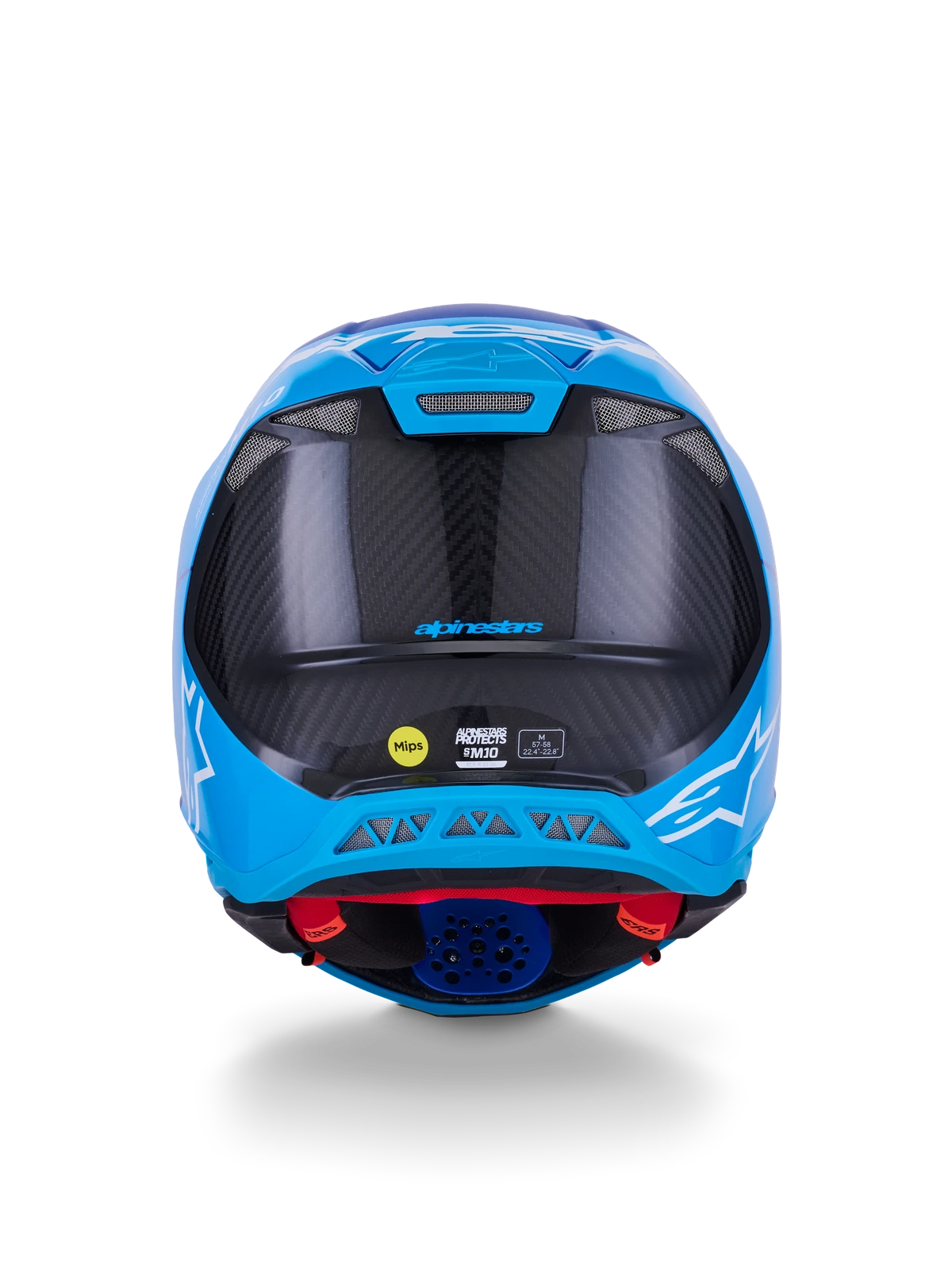 Alpinestars Supertech M10 Flood Helmet for Offroad (2X-Large, Metallic Blue)