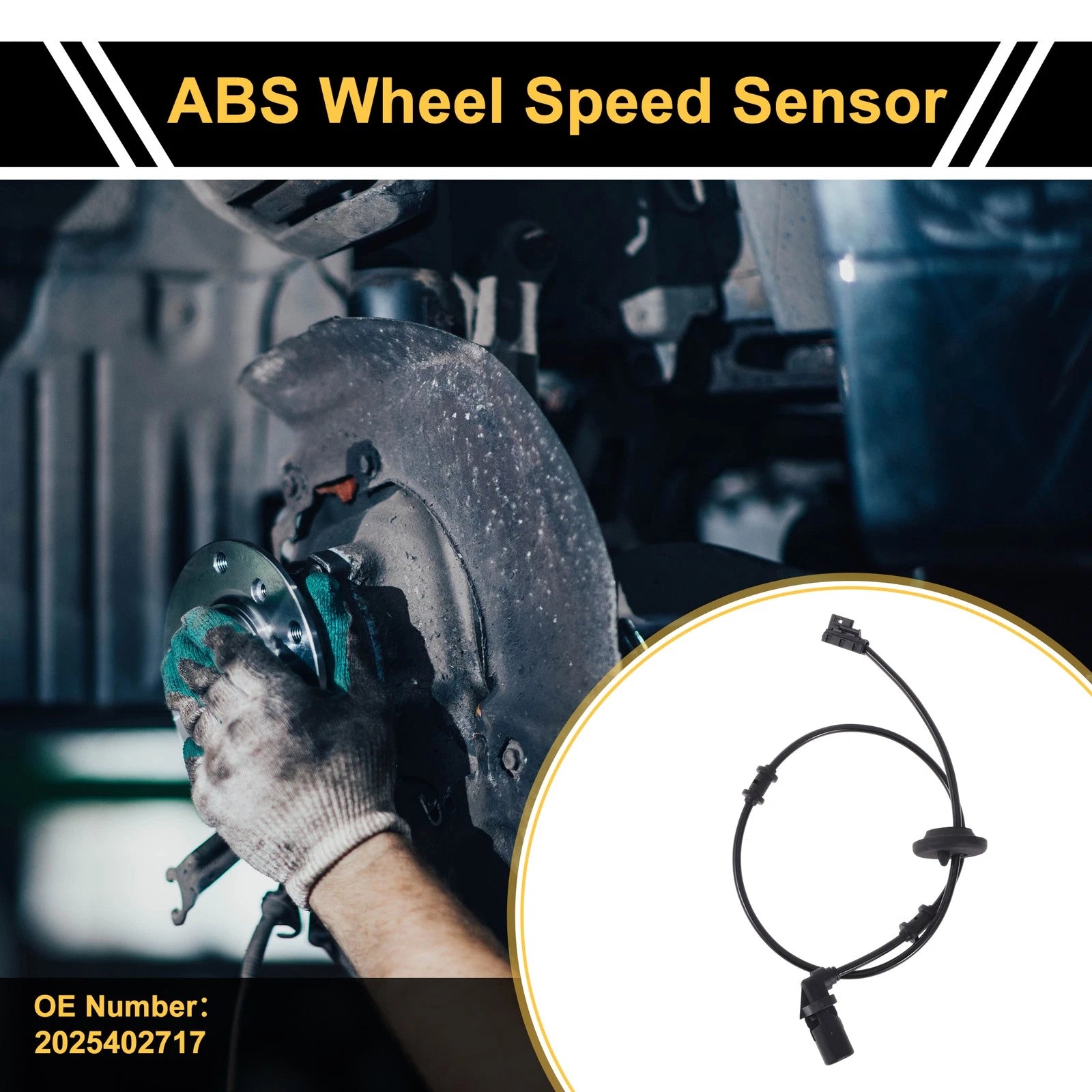 ABS Wheel Speed Sensor No.2025402717 for Mercedes-Benz W202 (1994–2000)
