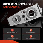 A/C Expansion Valve for Ford Fusion, Lincoln MKZ, Mercury Milan (2006–2009)