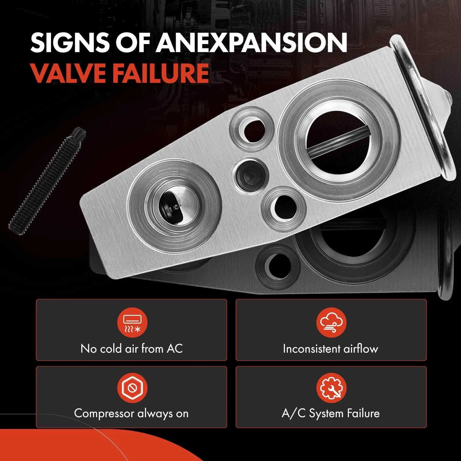 A/C Expansion Valve for Ford Fusion, Lincoln MKZ, Mercury Milan (2006–2009)