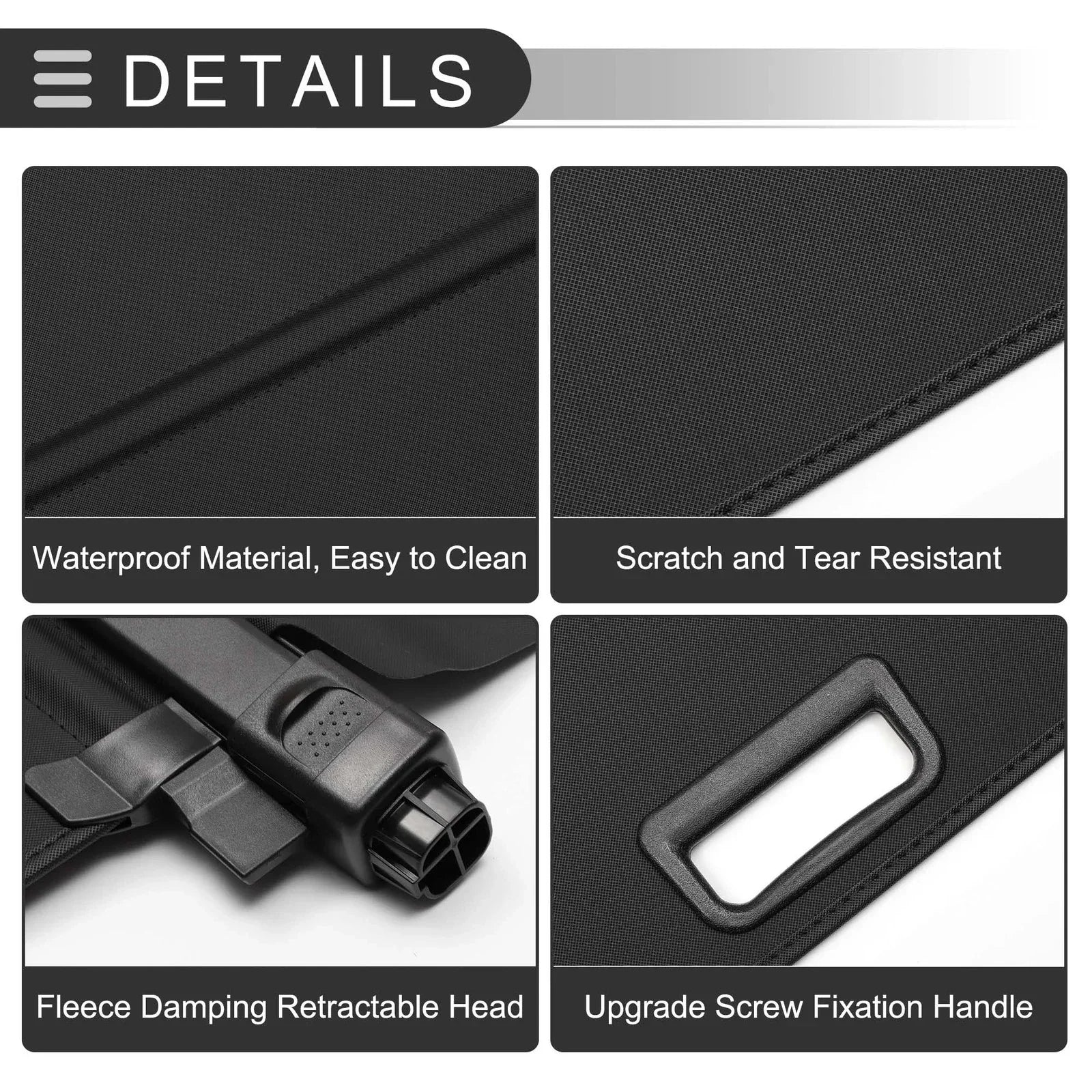 Retractable Cargo Cover for Lexus RX RX350 2023-2025 Gloss Black