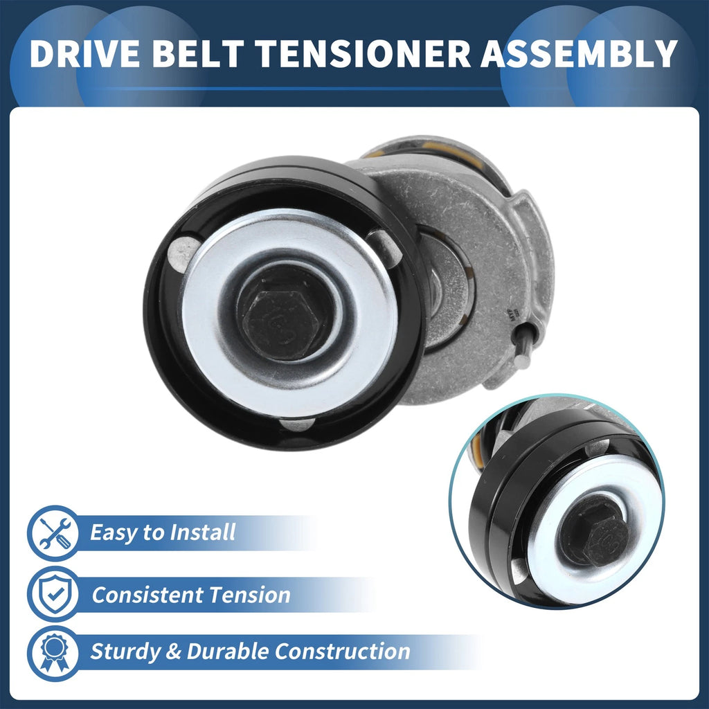 Belt Tensioner for Volkswagen Golf (2003–2016) No. 03C145299AB Metal