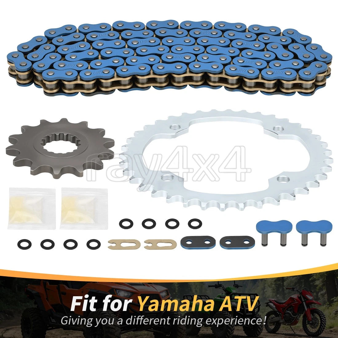 Drive Chain & Sprocket for Yamaha Raptor 700 (2006–2024) 94568-H6098-00