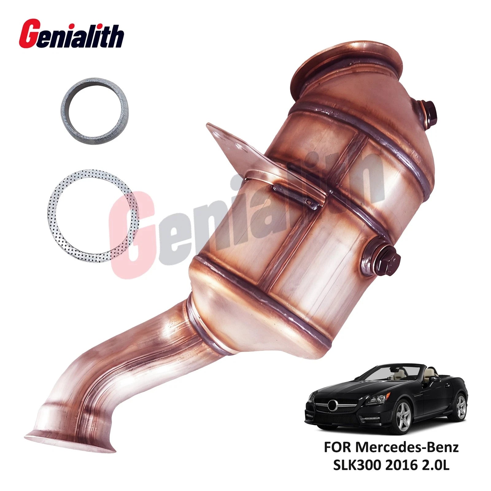 Front Catalytic Converter for Mercedes-Benz SLK300 (2016) 2.0L L4