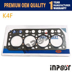 Cylinder Head Gasket for Mitsubishi K4F (MM430-980, MM436-941, HG-K4F)