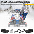 Black Hand/Wind Guard & Bracket Kit for Polaris (2889341, 2879380, 2876846)