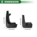 Set of 4 Mud Flaps Splash Guards for Lexus RX (2023)