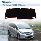 Dash Cover for Honda Freed GT Series (Polyester Black with Red Edge)
