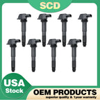 Set of 8 Ignition Coils UF563 for Porsche Carrera GT (2004–2005) & Cayenne (2003–2006) V8 4.5L