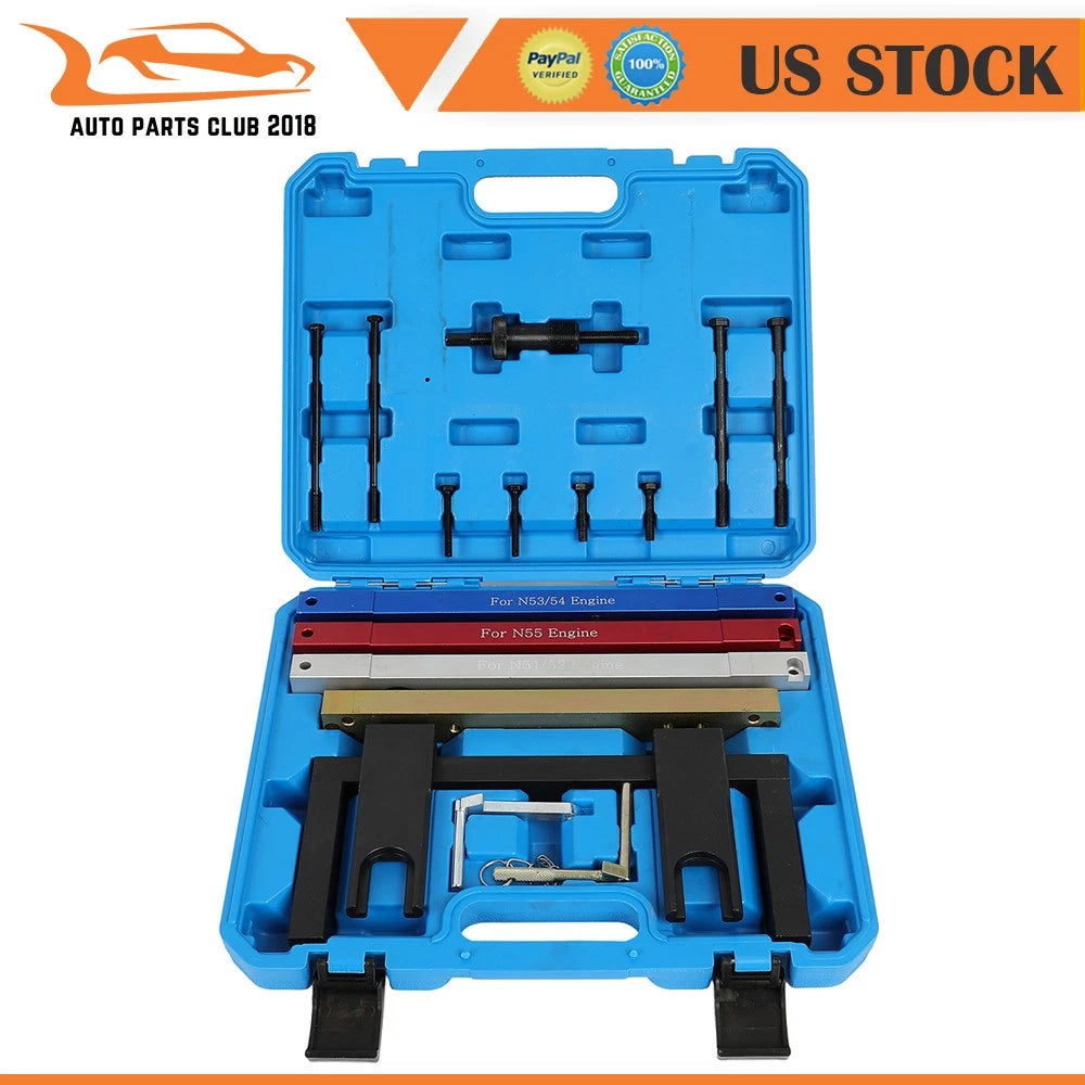 Engine Camshaft Timing Locking Tool Kit Set for BMW N51 N52 N53 N54 N55 (2007–2013)