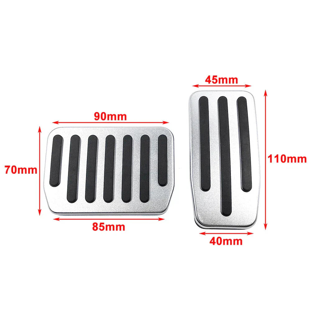 Stainless Steel Brake Gas Pedals Cover for Tesla Model 3 (2017-2023)