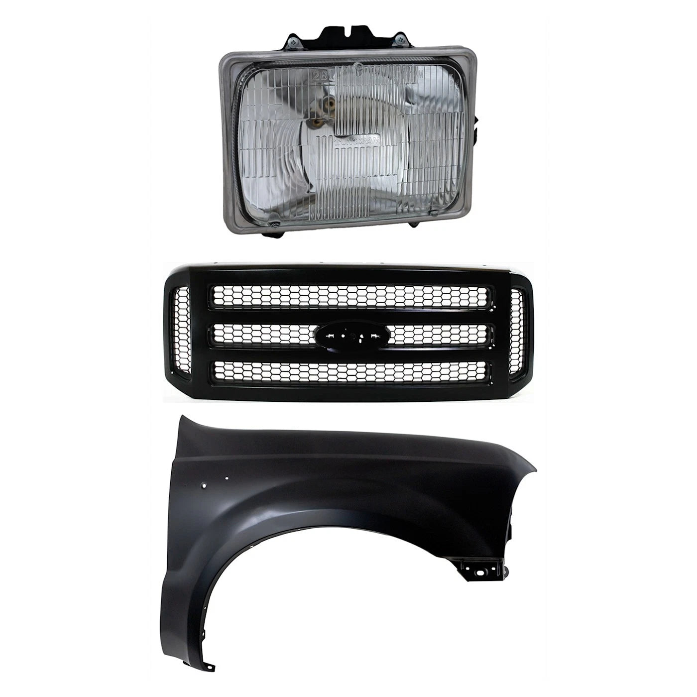 Fender Kit for Ford F-250 F-350 Super Duty (2005–2007) Primed Front RH