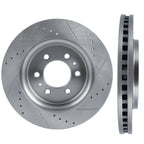 Front Drilled Slotted Brake Rotors for Ford F-150 (2015–2020)