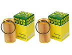 Set of 2 Mann HU7196X Engine Oil Filters for Audi RS3 A4 VW Passat Beetle (2012–2020)