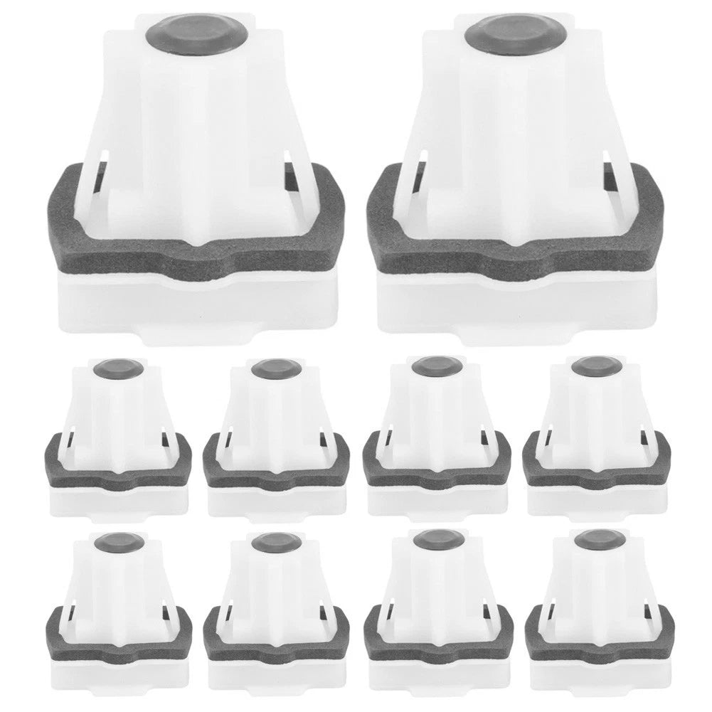 Set of 4 Rear Seat Buckle Clips for Auto Interior Repair