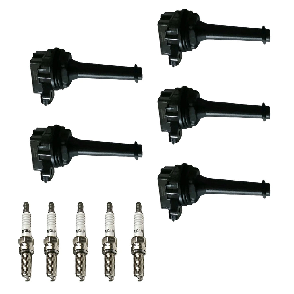 5X Ignition Coil & Spark Plug Kits for Volvo C70 S60 S80 V70 XC70 XC90 (1998–2019)