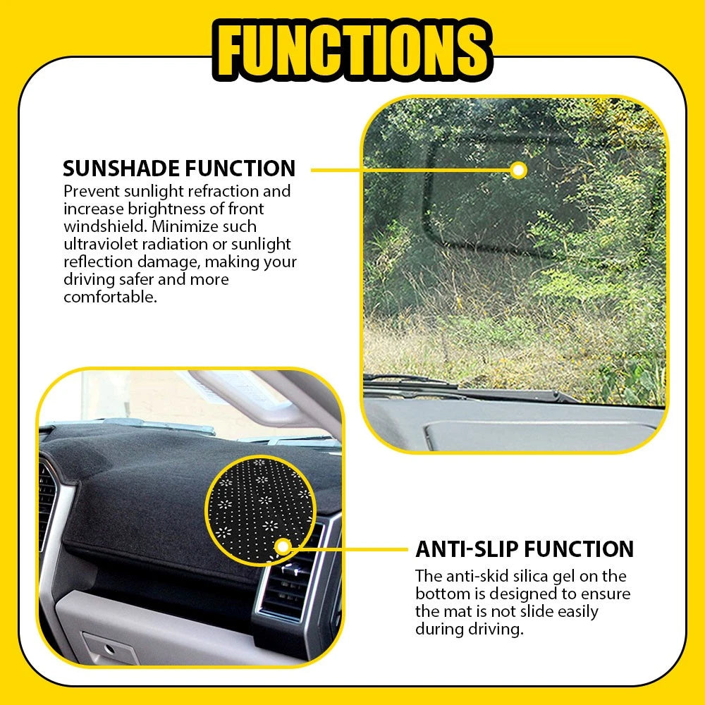 Dash Mat Cover for Ford F150 (2018–2020)