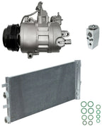 AC Compressor Kit w Condenser Replacement for Lincoln MKZ 2.0L (2013–2015)
