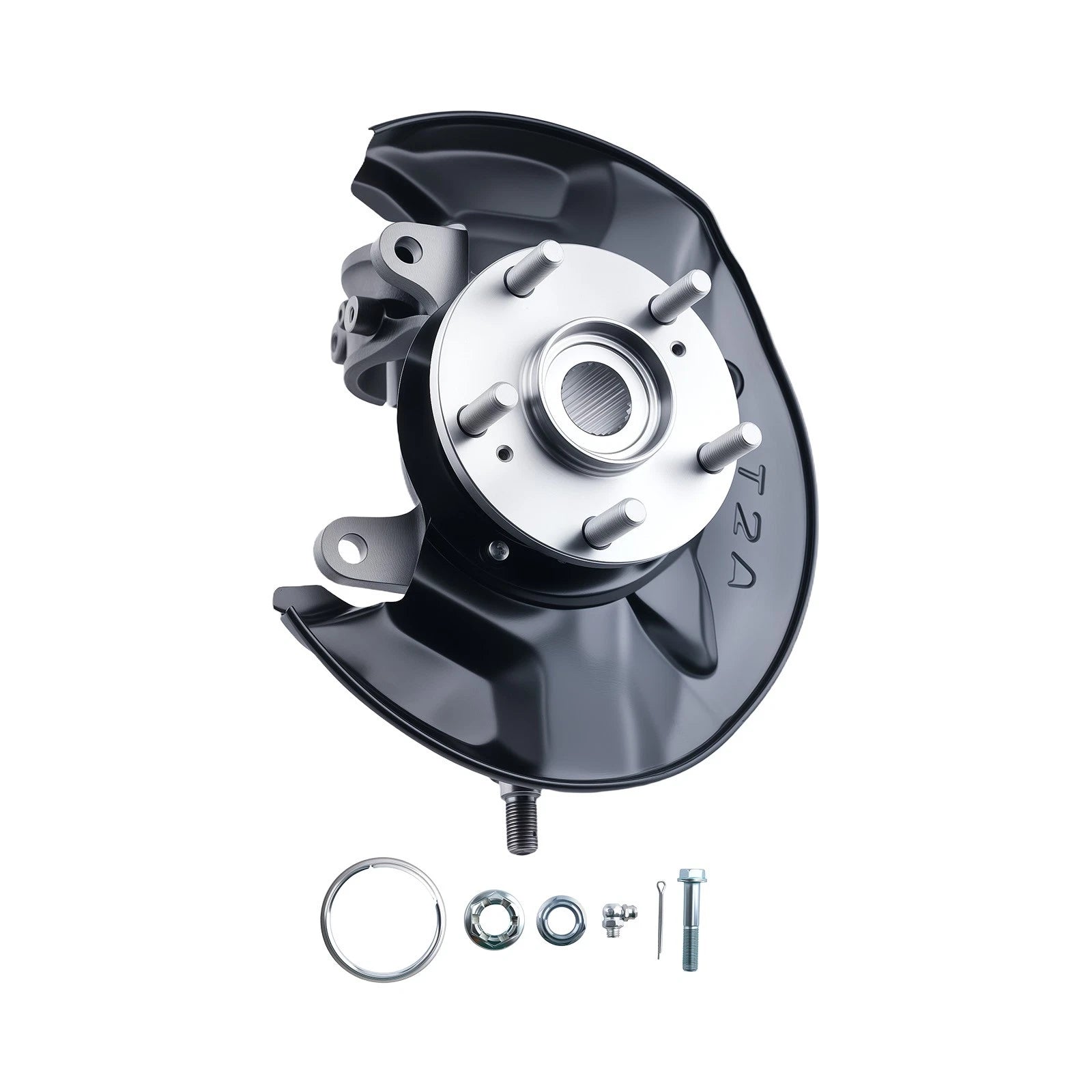 Front Left Steering Knuckle + Wheel Hub Bearing for Honda Accord (2013–2015)