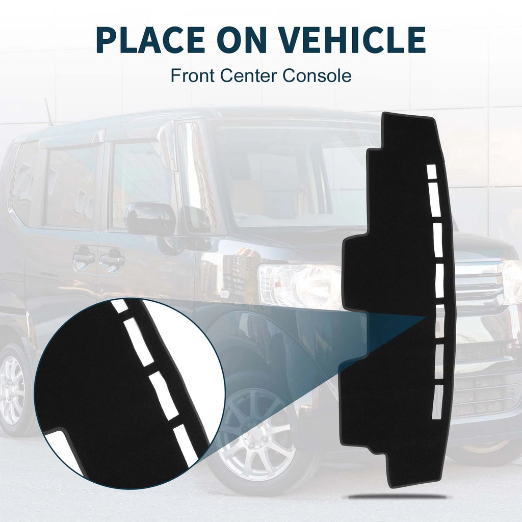 Dashboard Cover Mat for Honda N-VAN JJ1 JJ2 (2018–Present) Black