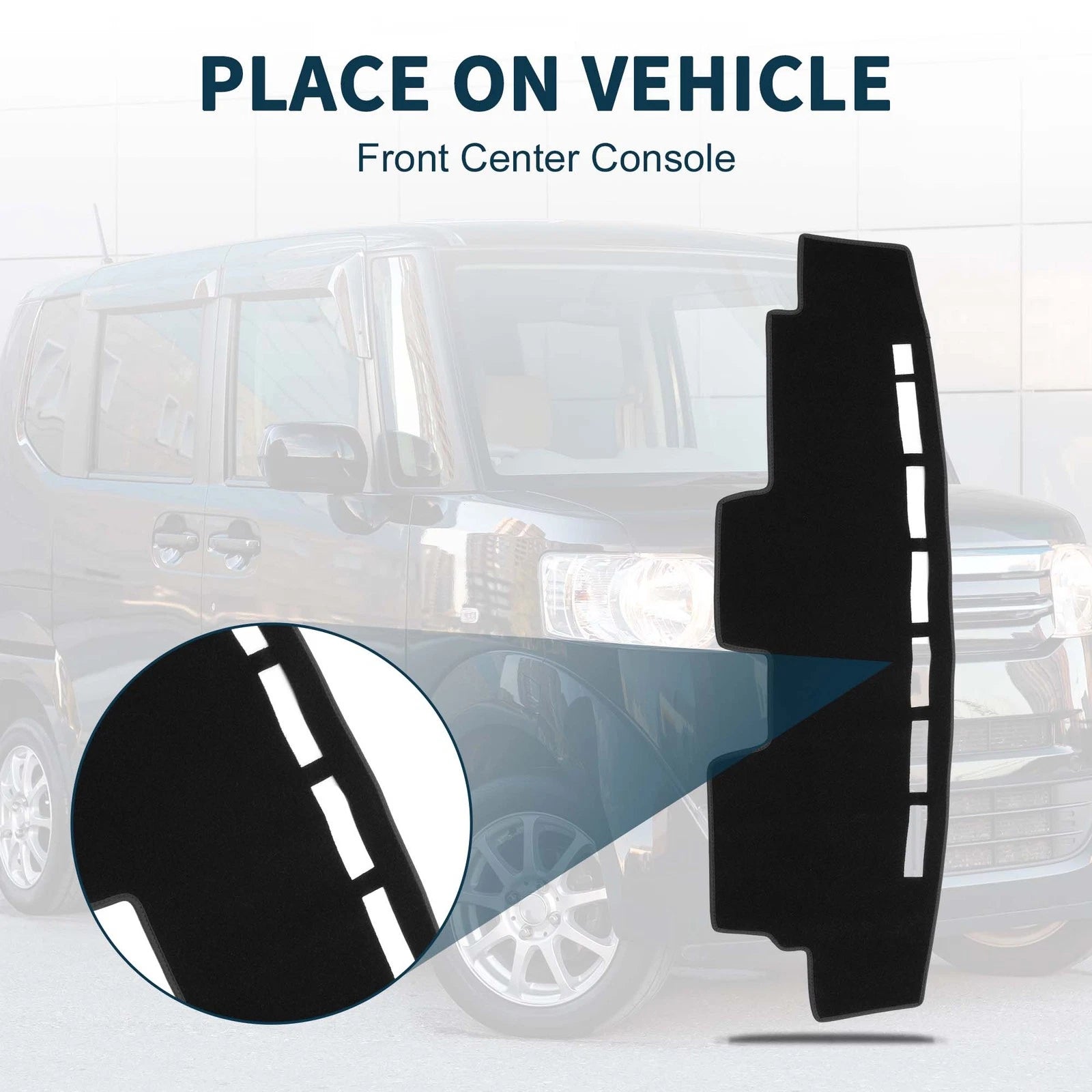 Dashboard Cover Mat for Honda N-VAN JJ1 JJ2 (2018–Present) Black