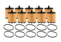 Set of 10 Engine Oil Filters for Buick Cadillac Chevy GMC Pontiac Saab