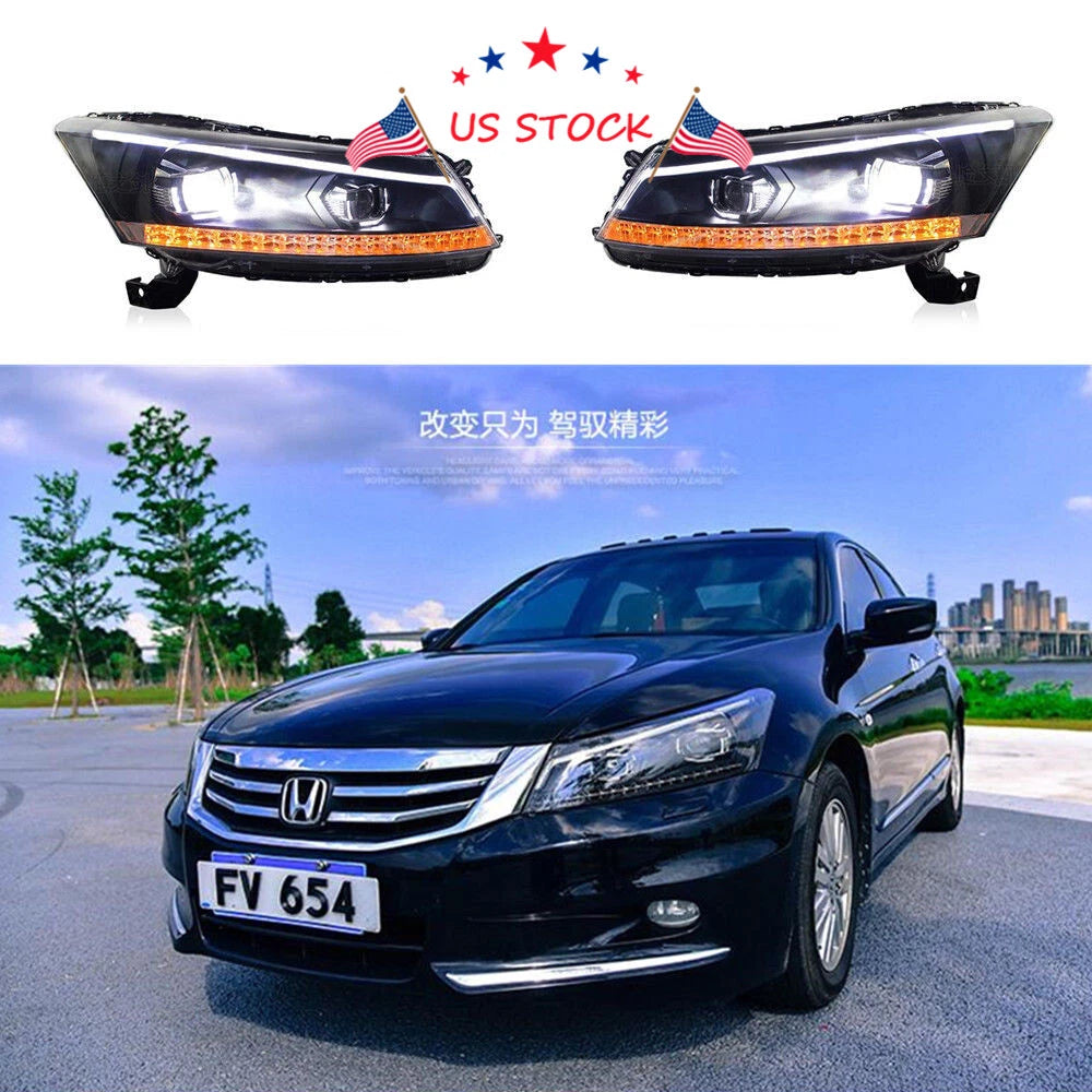 LED Projector Headlights for Honda Accord (2008–2012)