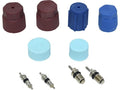 A/C system valve core and cap kit for Mazda 3 (2004–2005) VT281GD