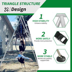 Aerial Yoga Stand Frame for Indoor Outdoor Fitness (10FT)