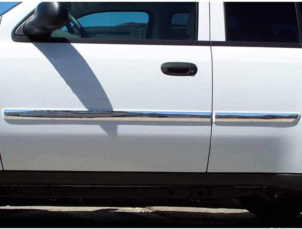 4pc. Luxury FX Stainless Side Molding Insert Trim for 06-07 Chevy Trailblazer 4D