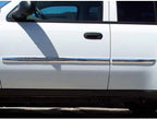 4pc. Luxury FX Stainless Side Molding Insert Trim for 06-07 Chevy Trailblazer 4D