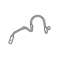 Front Right Suspension Self-Leveling Wiring Harness for BMW (–) 37106887538