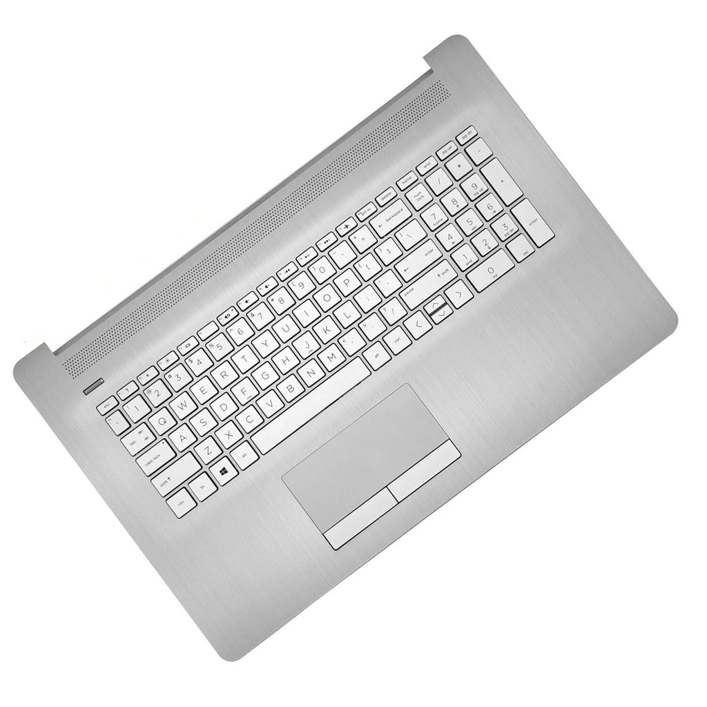 Palmrest Non-Backlit Keyboard & Touchpad for HP 17-BY 17-CA (2017–2018) L92785-001
