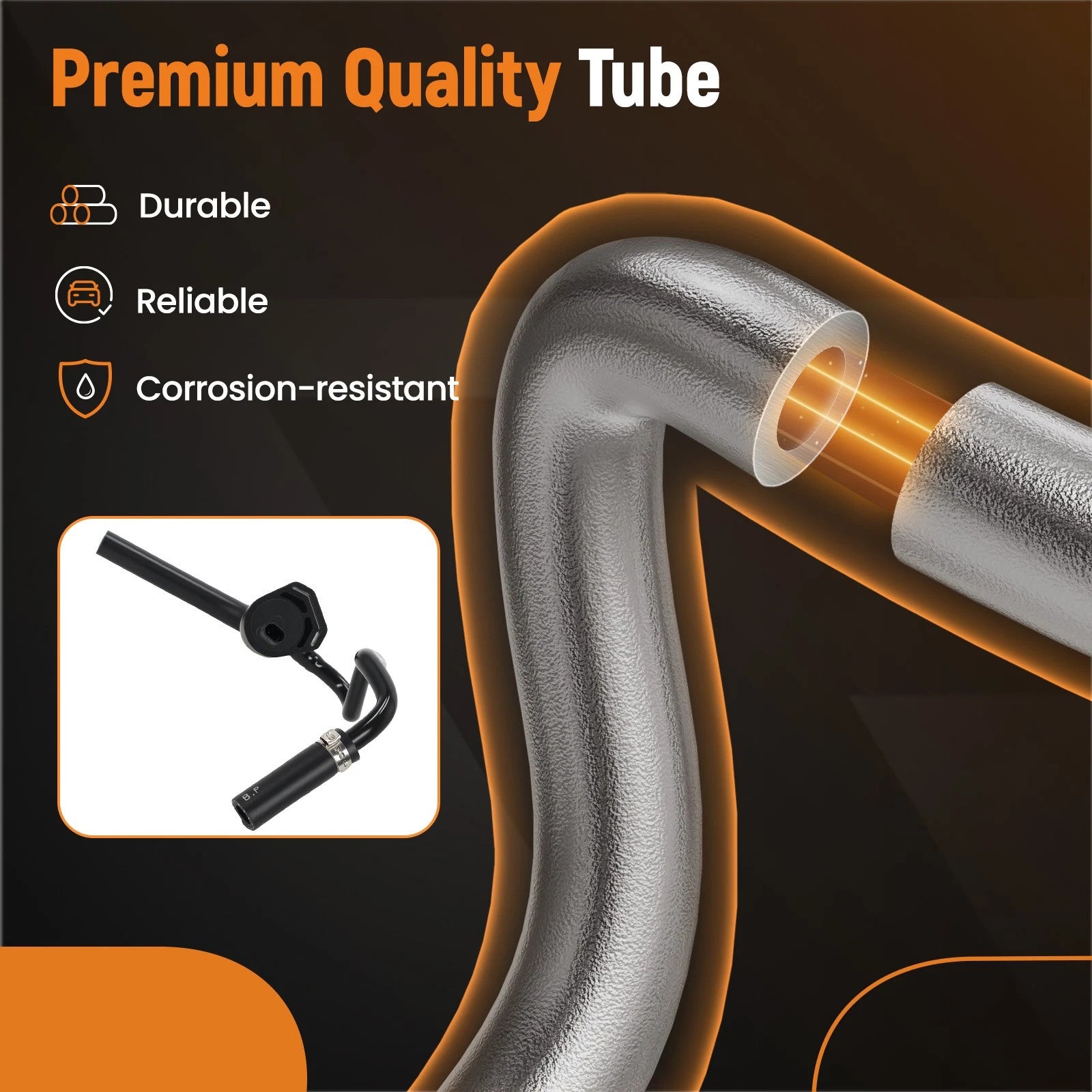 Engine Breathing Vent Pipe for Mercedes Benz SLC300 SLC200 GLC350e GLC300 (2016–2020)