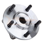 Set of 2 Front Wheel Hubs and Bearings + 2 Outer Tie Rod Ends for Chrysler