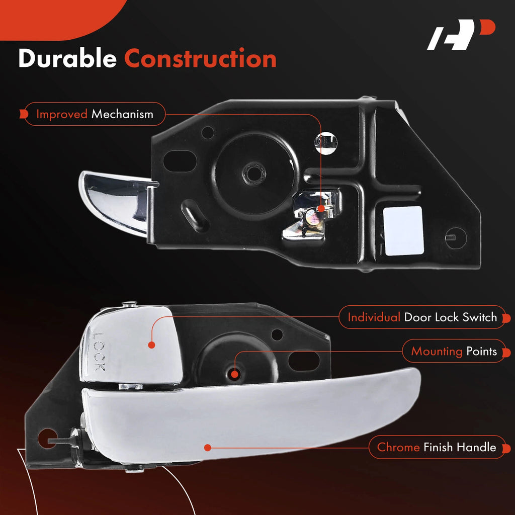 Left Interior Door Handle for Hyundai Sonata (1999–2001) Kia Optima (2001–2006)