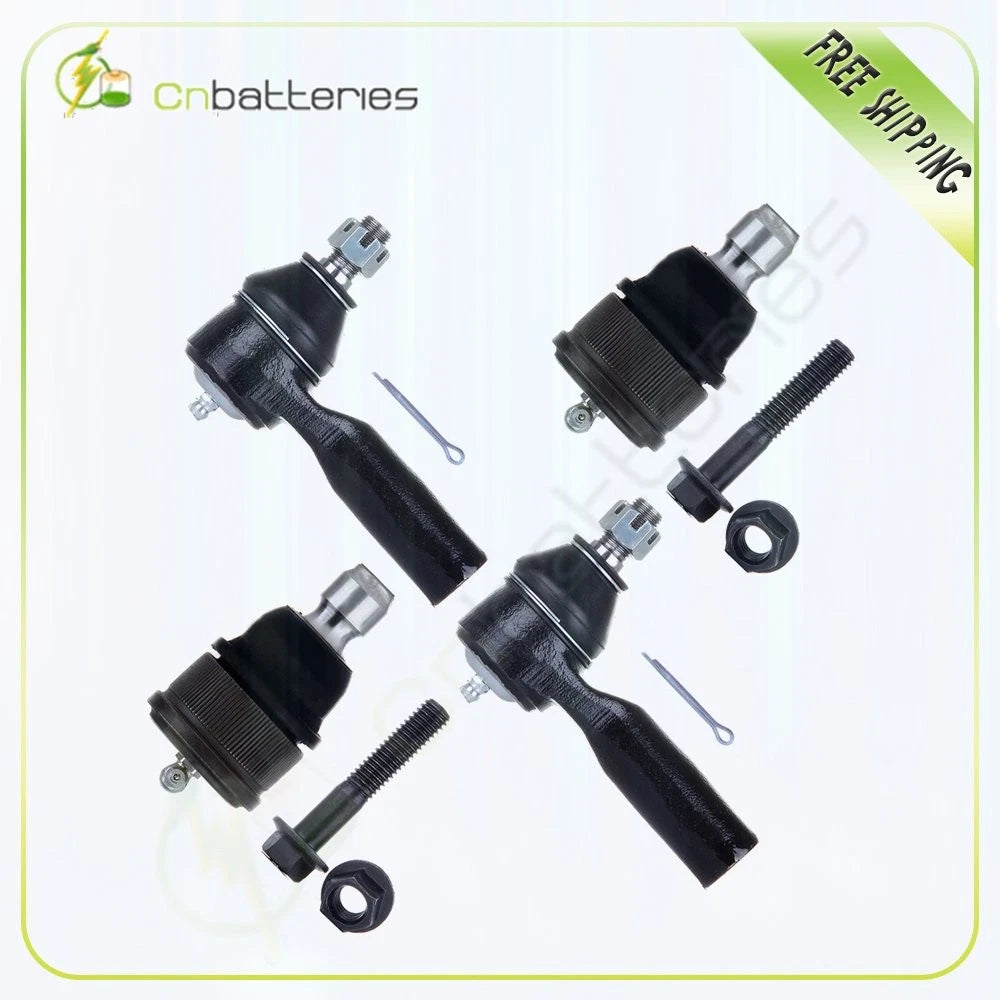 2X Lower Ball Joint & 2X Outer Tie Rod Ends for Ford Escape (2001–2007)