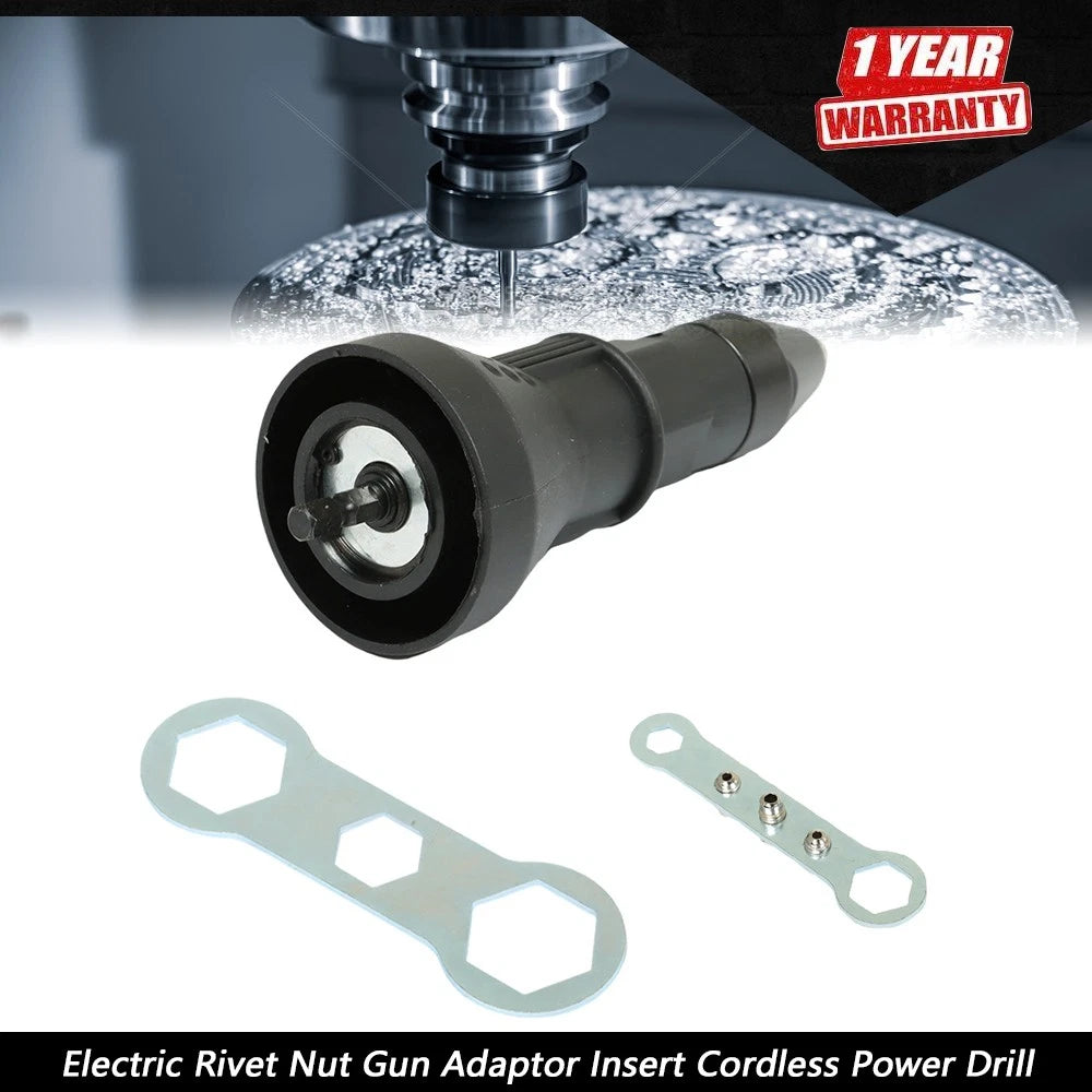 Electric Rivet Nut Gun Adaptor for Cordless Power Drill