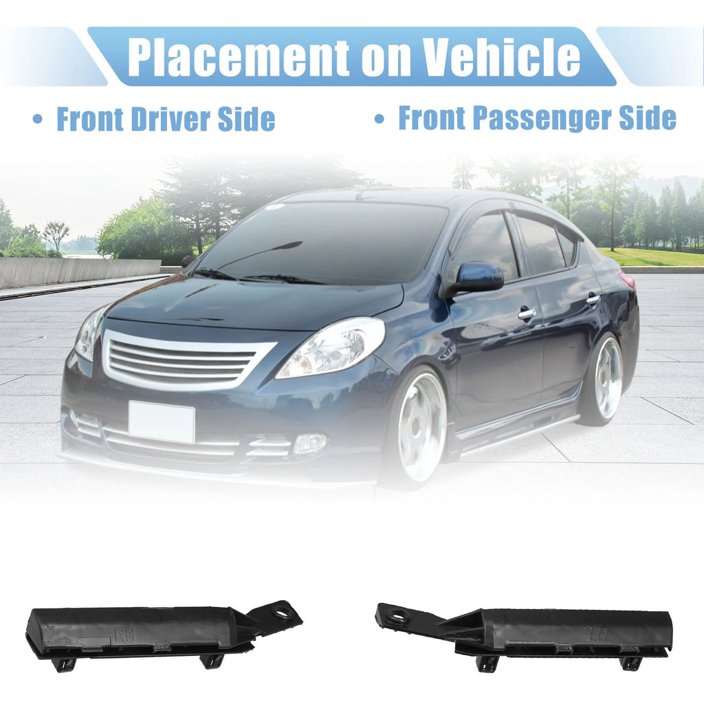 1 Pair Front Bumper Mounting Support Bracket 62224EM30A for Nissan Versa (2007–2012)