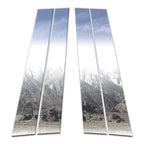 4Pc Chrome Pillar Post Covers Replacement for Nissan Murano (2009–2014)