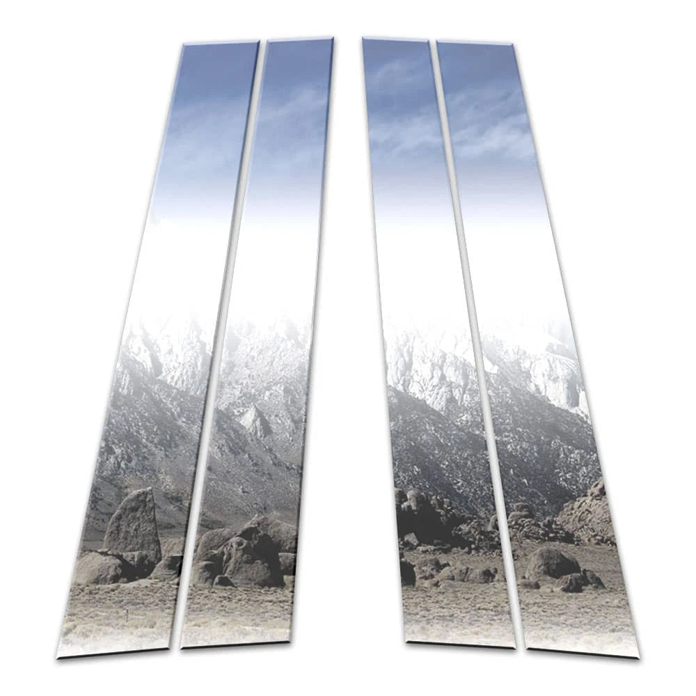 4Pc Chrome Pillar Post Covers Replacement for Nissan Murano (2009–2014)