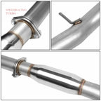 4.5" Muffler Burnt Tip Catback Exhaust for Subaru Impreza WRX/WRX STI (2002–2007)