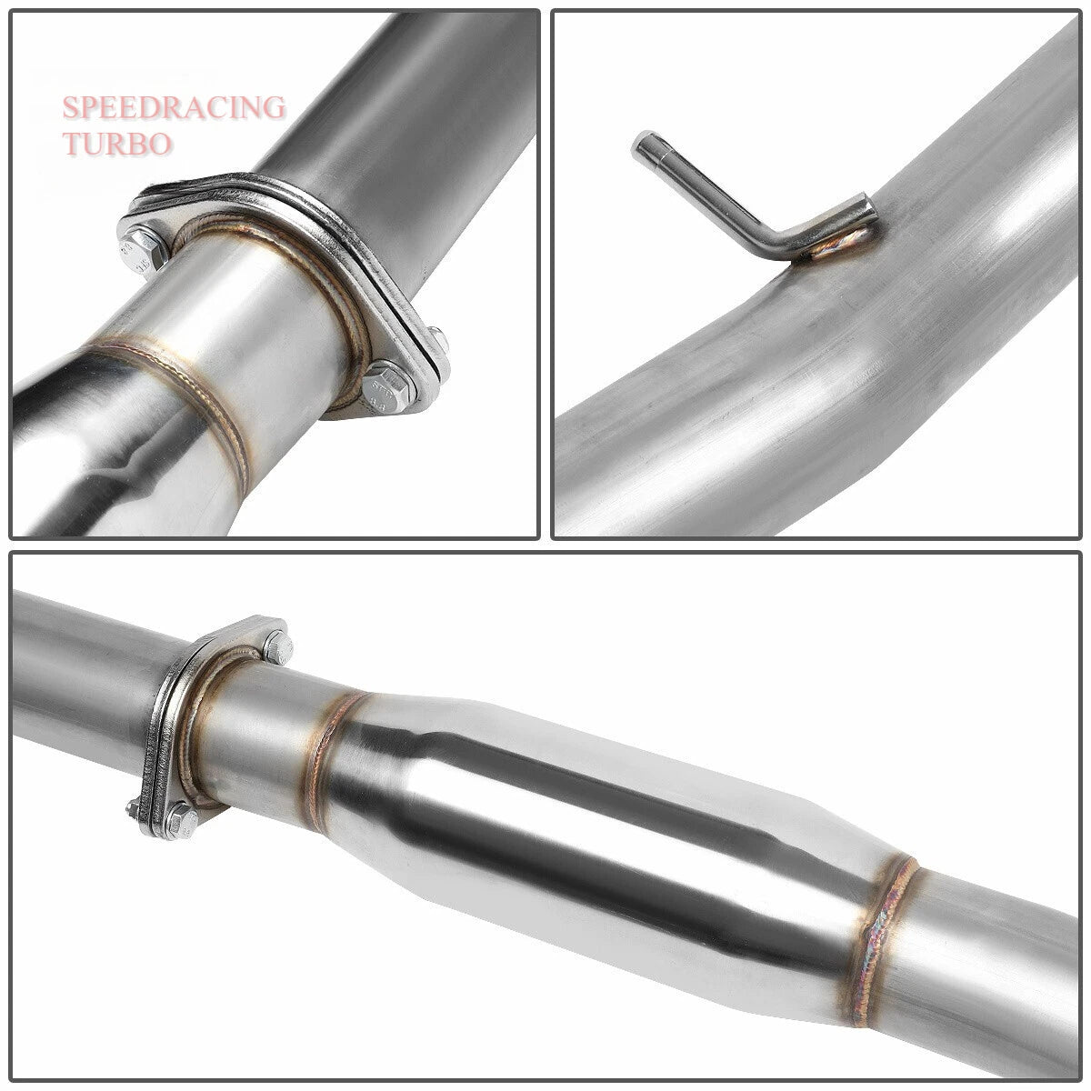 4.5" Muffler Burnt Tip Catback Exhaust for Subaru Impreza WRX/WRX STI (2002–2007)