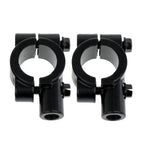 22MM M8 Handlebar Mirror Mount Holder Clamp for Motorcycle Black