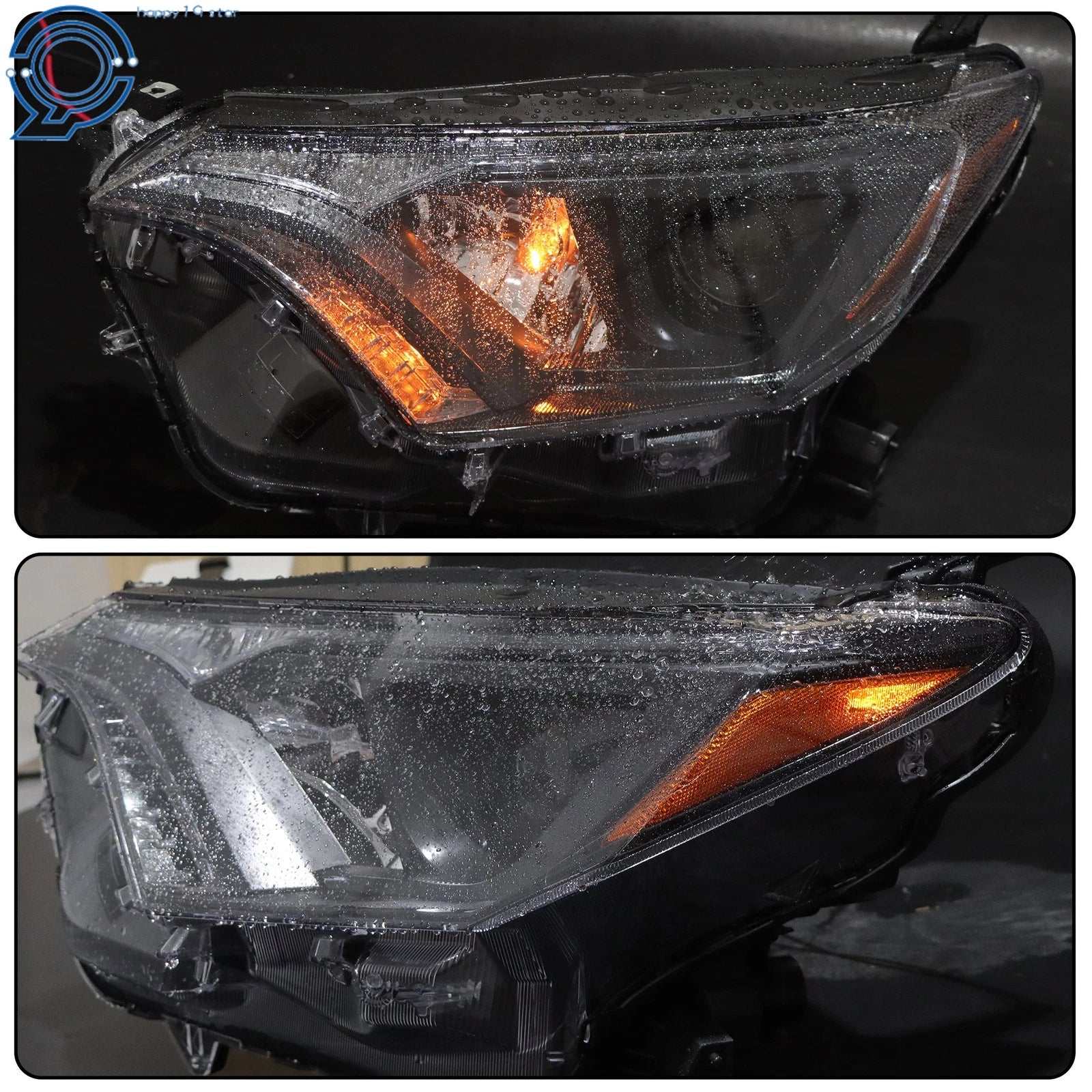 Halogen Headlight Set for Toyota RAV4 (2016-2018)