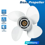 4-Blade Aluminum Propeller for Yamaha 60-115 HP (RH) (13 x 17)
