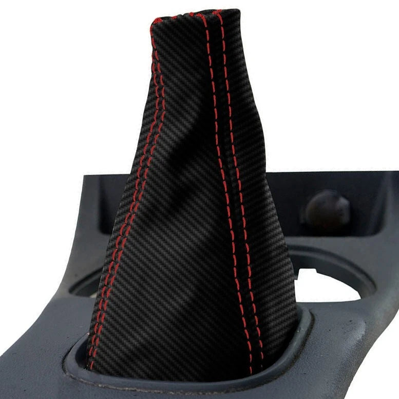 Manual Shift Boot for Chevrolet Cobalt LS LT (2005–2010) Carbon Red Stitch