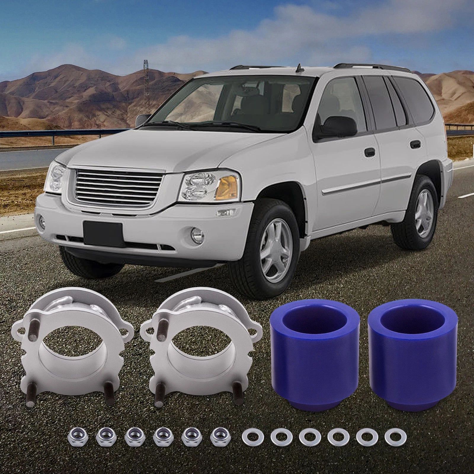 3" Leveling Lift Kit Spacers for GMC Envoy (2002–2009)