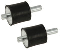 Set of 2 Oil Filter Housing Rubber Mounts for BMW E31 E32 E38 E39
