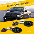 Set of 2 License Plate Light Wire Harnesses for Dodge Ram 1500 2500 3500 (EOJ)